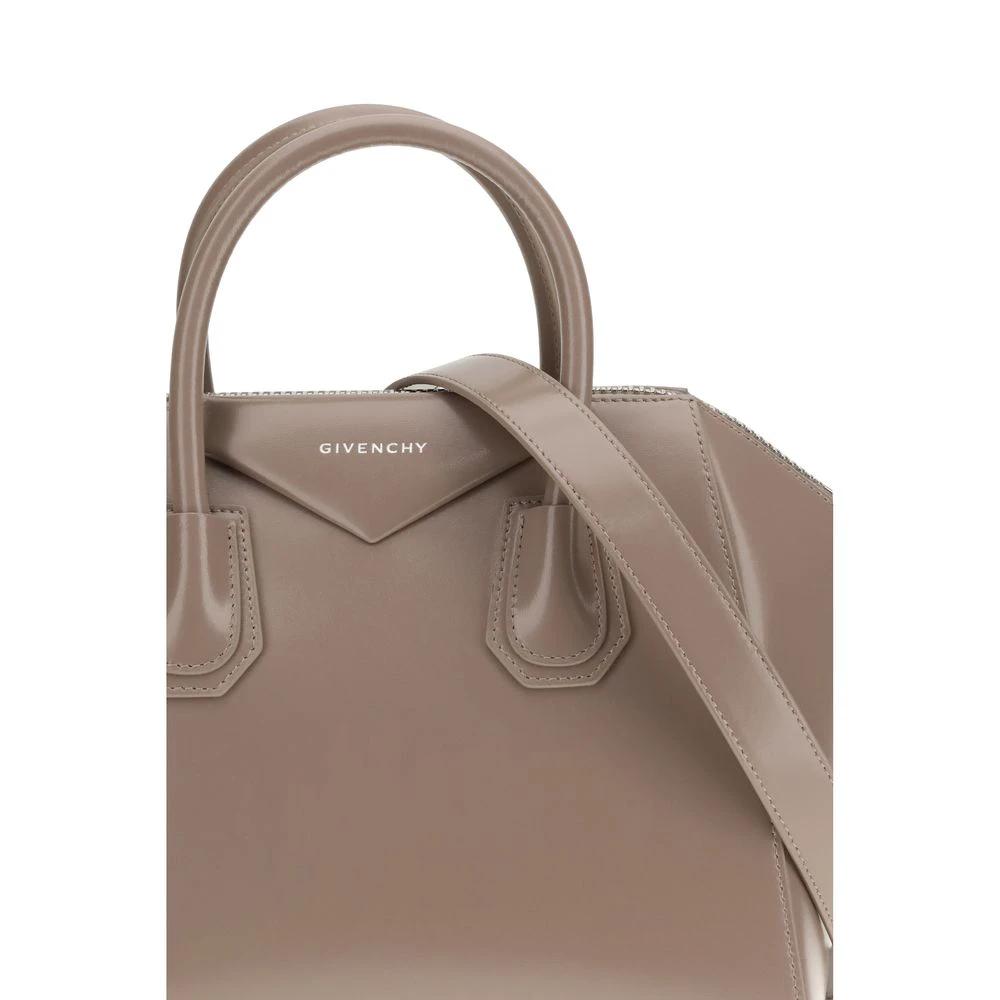 Givenchy Gray Calf Leather Bos Taurus Shoulder Bag by Givenchy