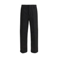 Golden Goose Black Cotton Chino Pants by Golden Goose