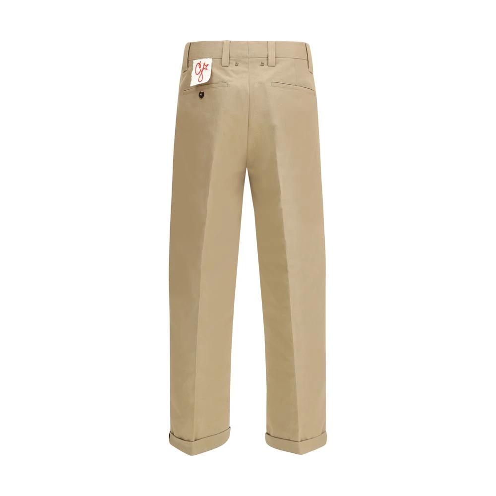 Golden Goose Bicolor Cotton Chino Pants by Golden Goose
