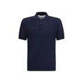 Golden Goose Blue Wool Oves Aries Polo Shirt