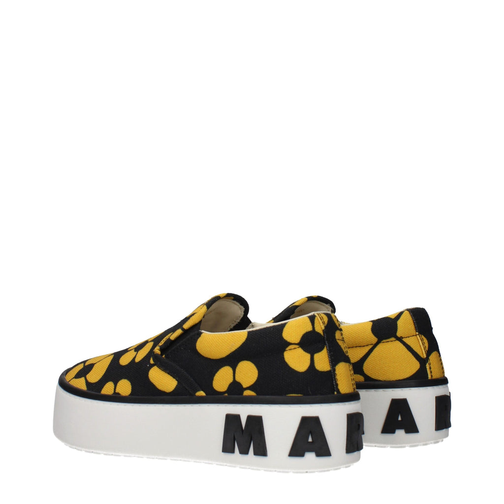 Mocassins Marni en tissu bleu