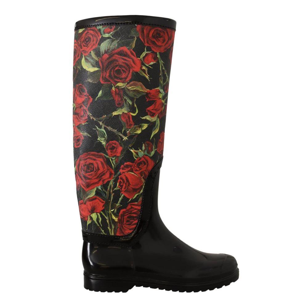 Dolce & Gabbana Black Polyvinyl Rain Boots by Dolce & Gabbana
