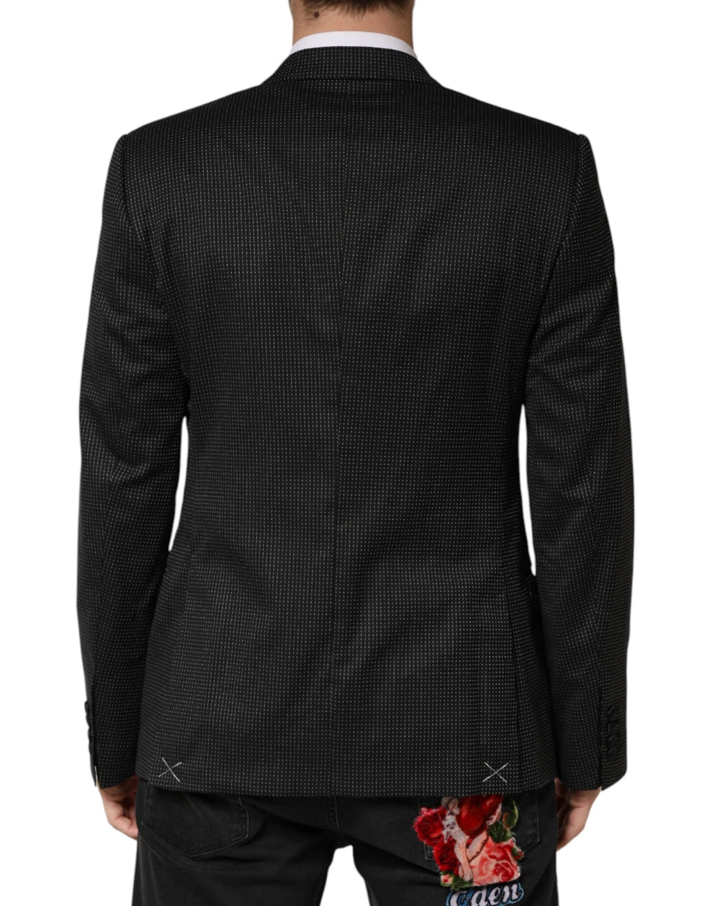 Dolce & Gabbana Black Fantasy Single Breasted Jacket Blazer by Dolce & Gabbana