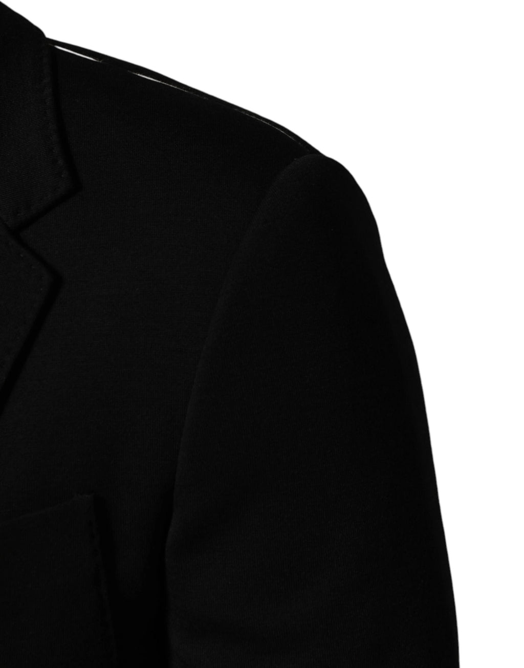 Dolce & Gabbana Black Wool Single Breasted 2 Button Blazer by Dolce & Gabbana