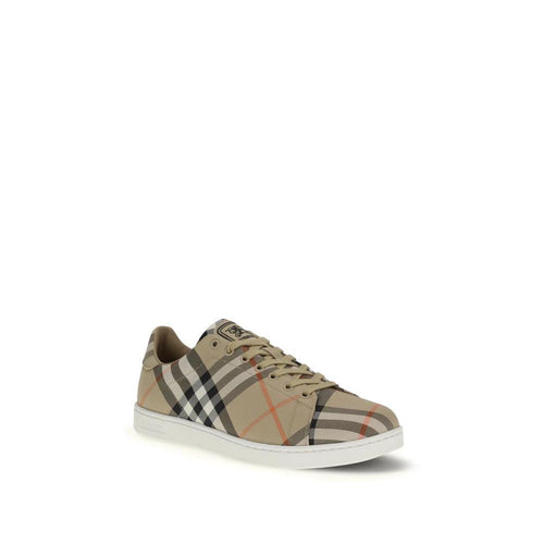 Burberry Multicolor Calf Leather Bos Taurus Low Top Sneakers by Burberry