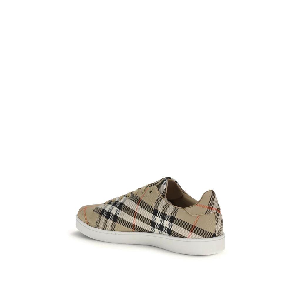 Burberry Multicolor Calf Leather Bos Taurus Low Top Sneakers by Burberry