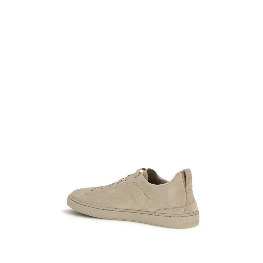Church's Gray Calf Leather Bos Taurus Low Top Sneakers by Church's