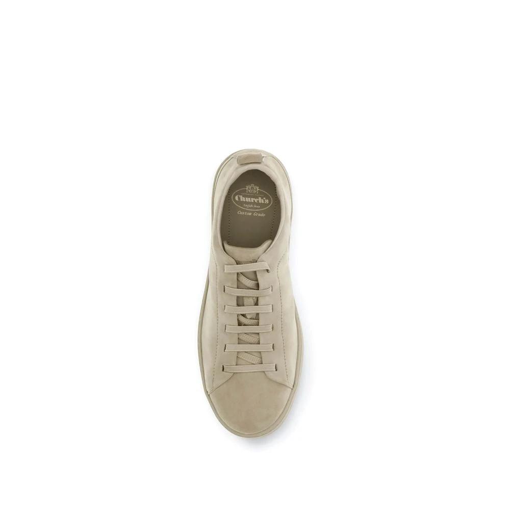 Church's Gray Calf Leather Bos Taurus Low Top Sneakers by Church's