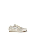 Axel Arigato Beige Calf Leather Bos Taurus Low Top Sneakers by Axel Arigato