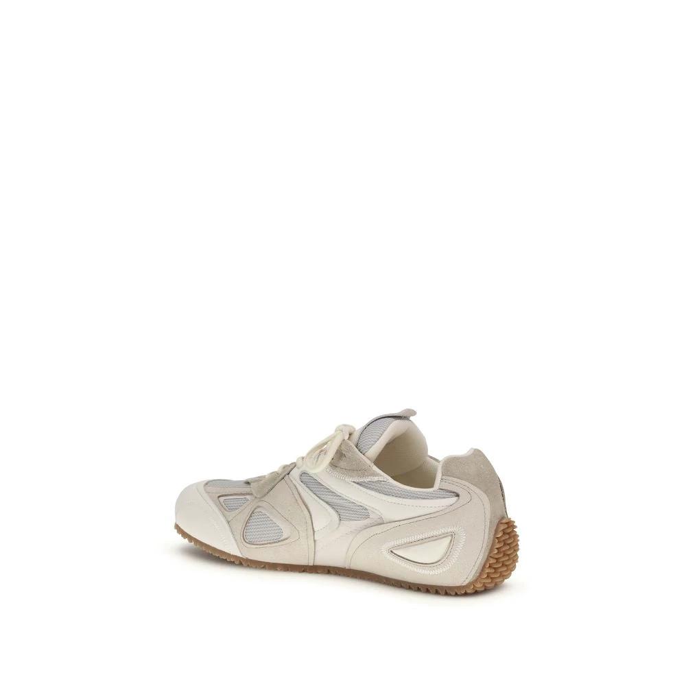 Axel Arigato Beige Calf Leather Bos Taurus Low Top Sneakers by Axel Arigato