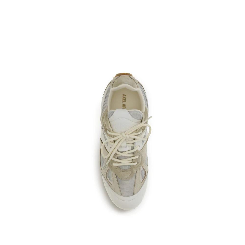 Axel Arigato Beige Calf Leather Bos Taurus Low Top Sneakers by Axel Arigato