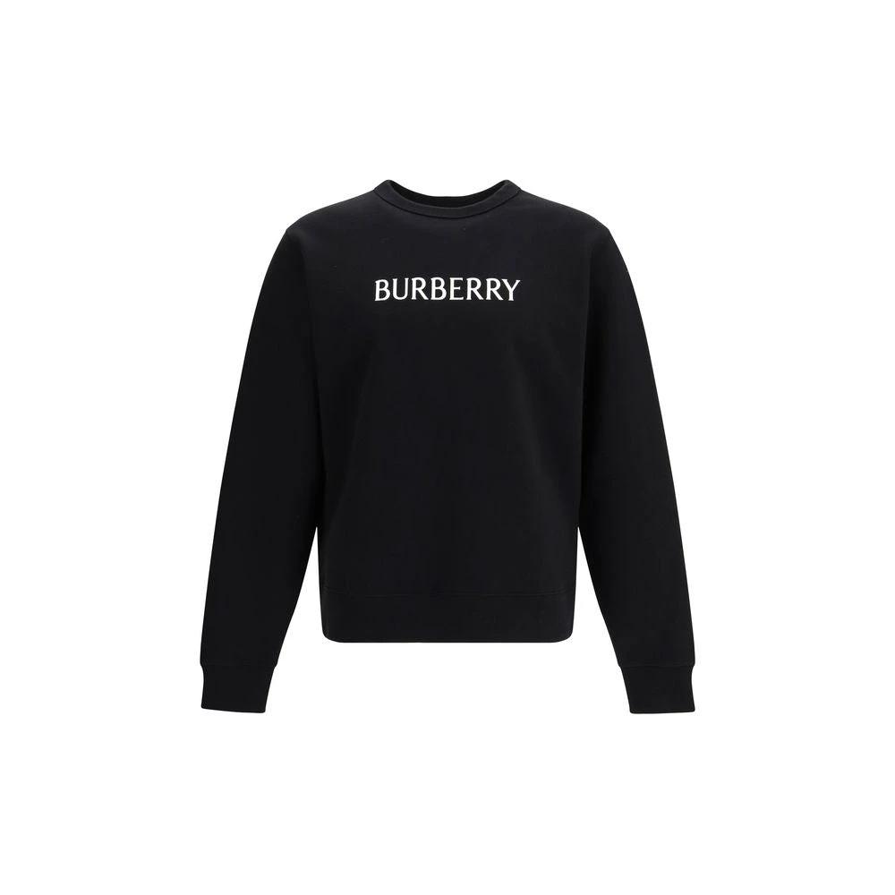 Burberry Black Cotton Sweatshirt by Burberry