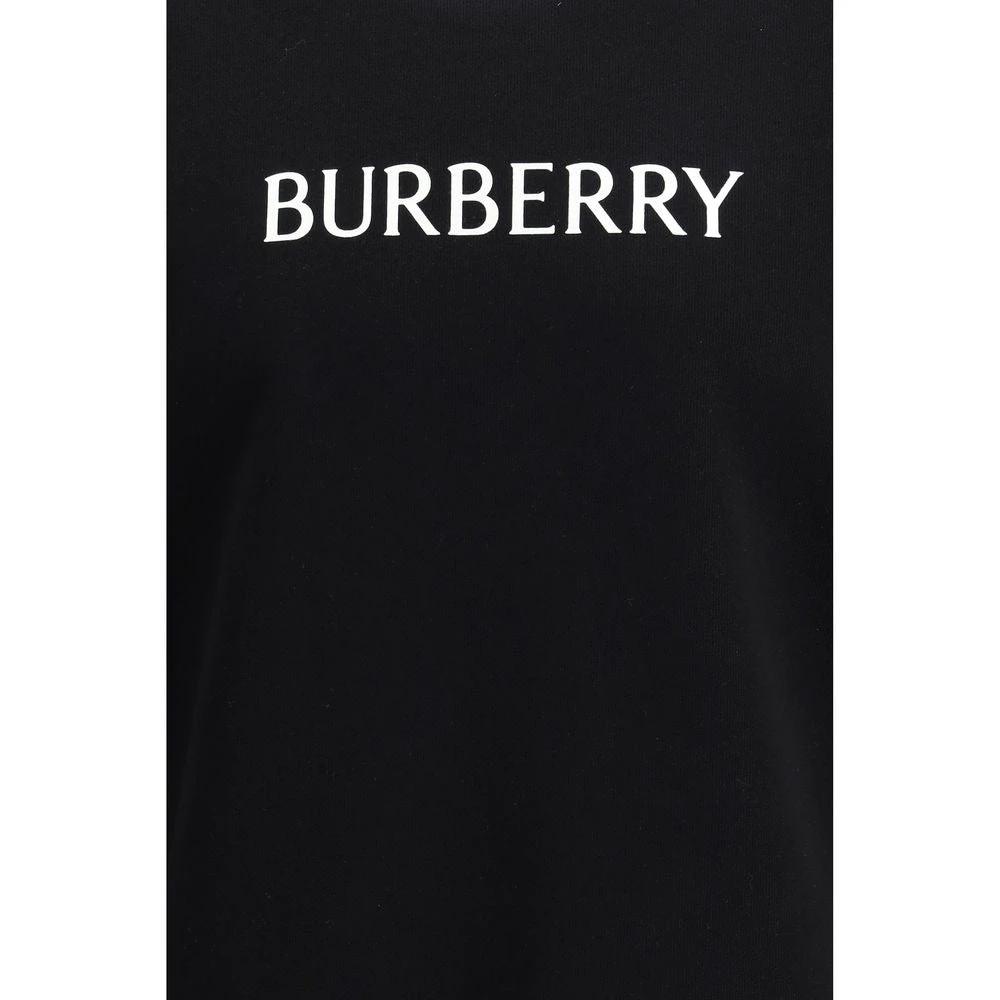 Burberry Black Cotton Sweatshirt by Burberry