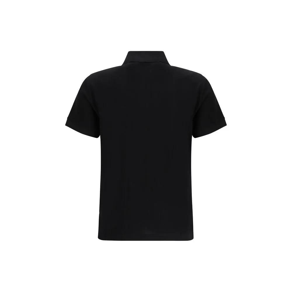 Polo Fendi en coton noir