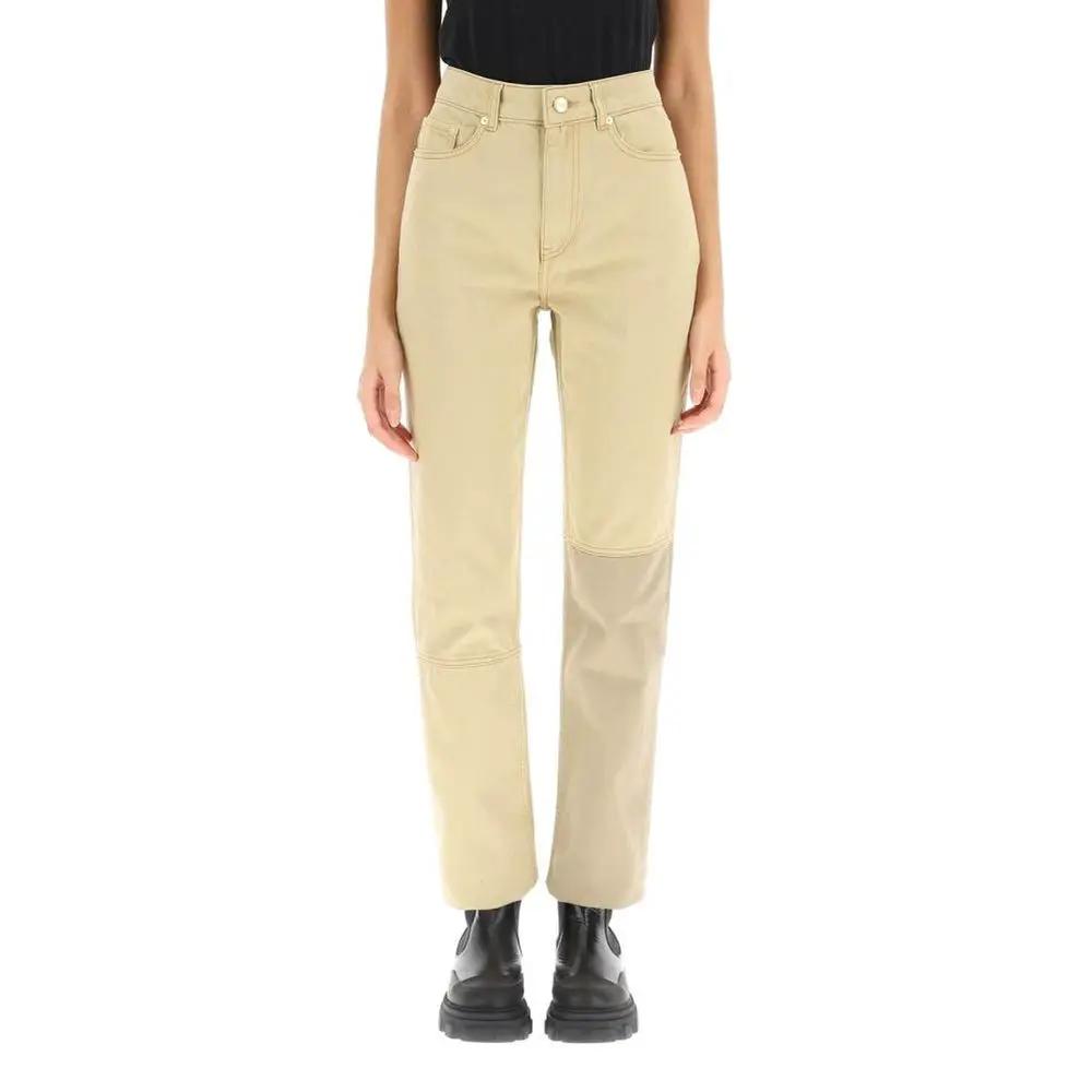 Women’s Brown Organic Cotton Jeans – Ganni Swigy Denim Pants