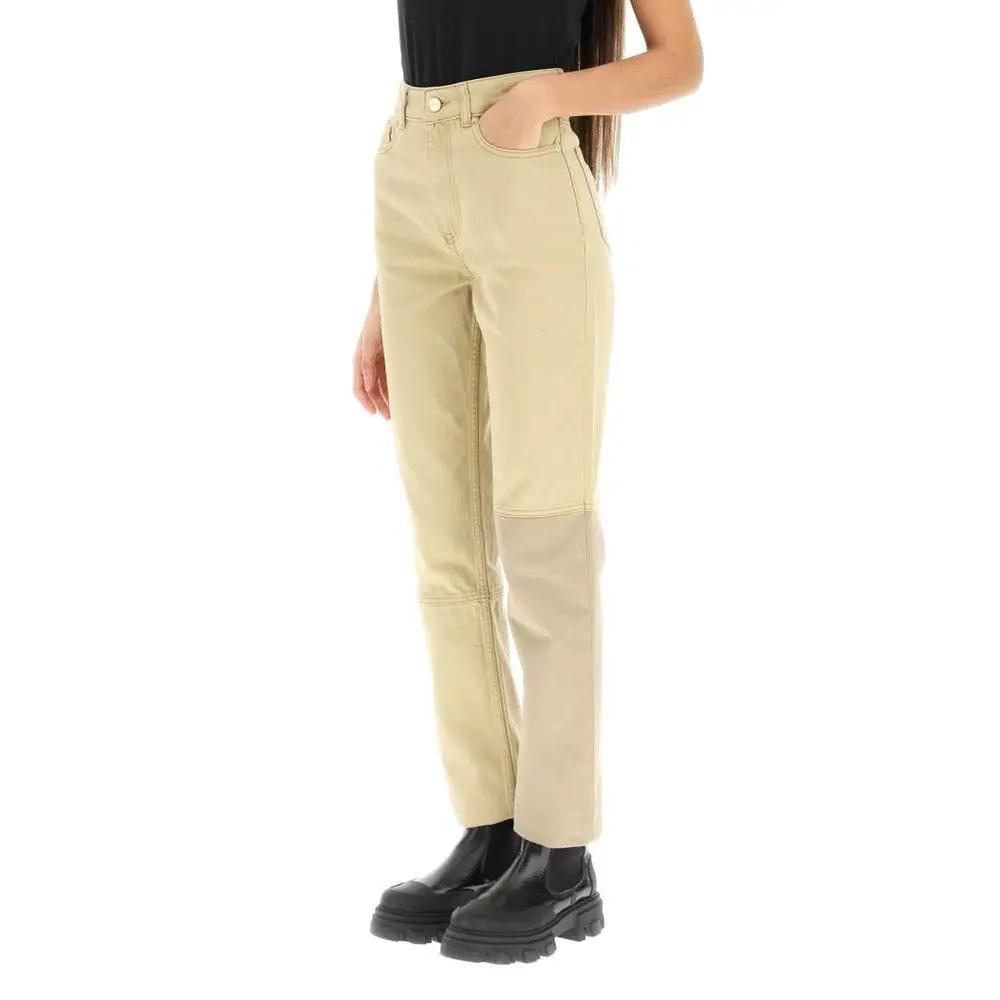 Women’s Brown Organic Cotton Jeans – Ganni Swigy Denim Pants