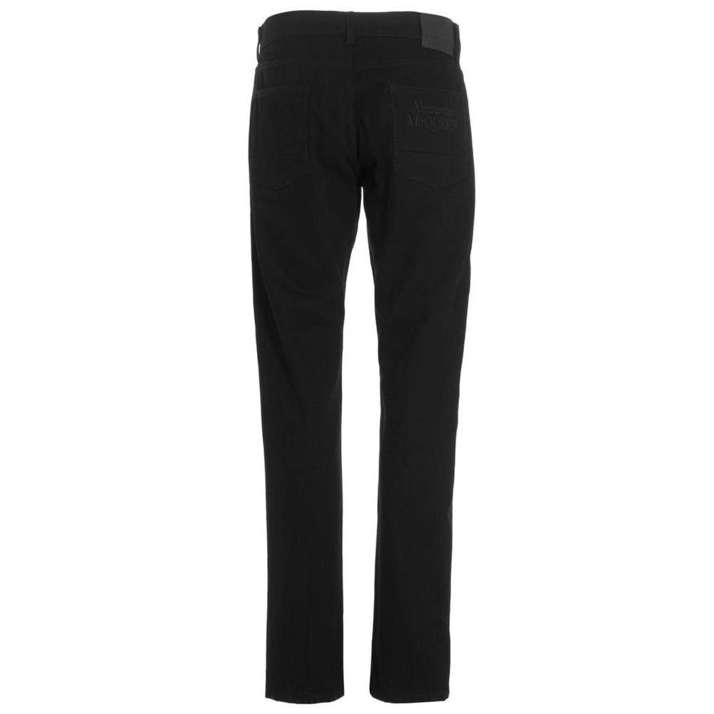 Alexander McQueen Black Cotton Skinny Jeans by Alexander McQueen