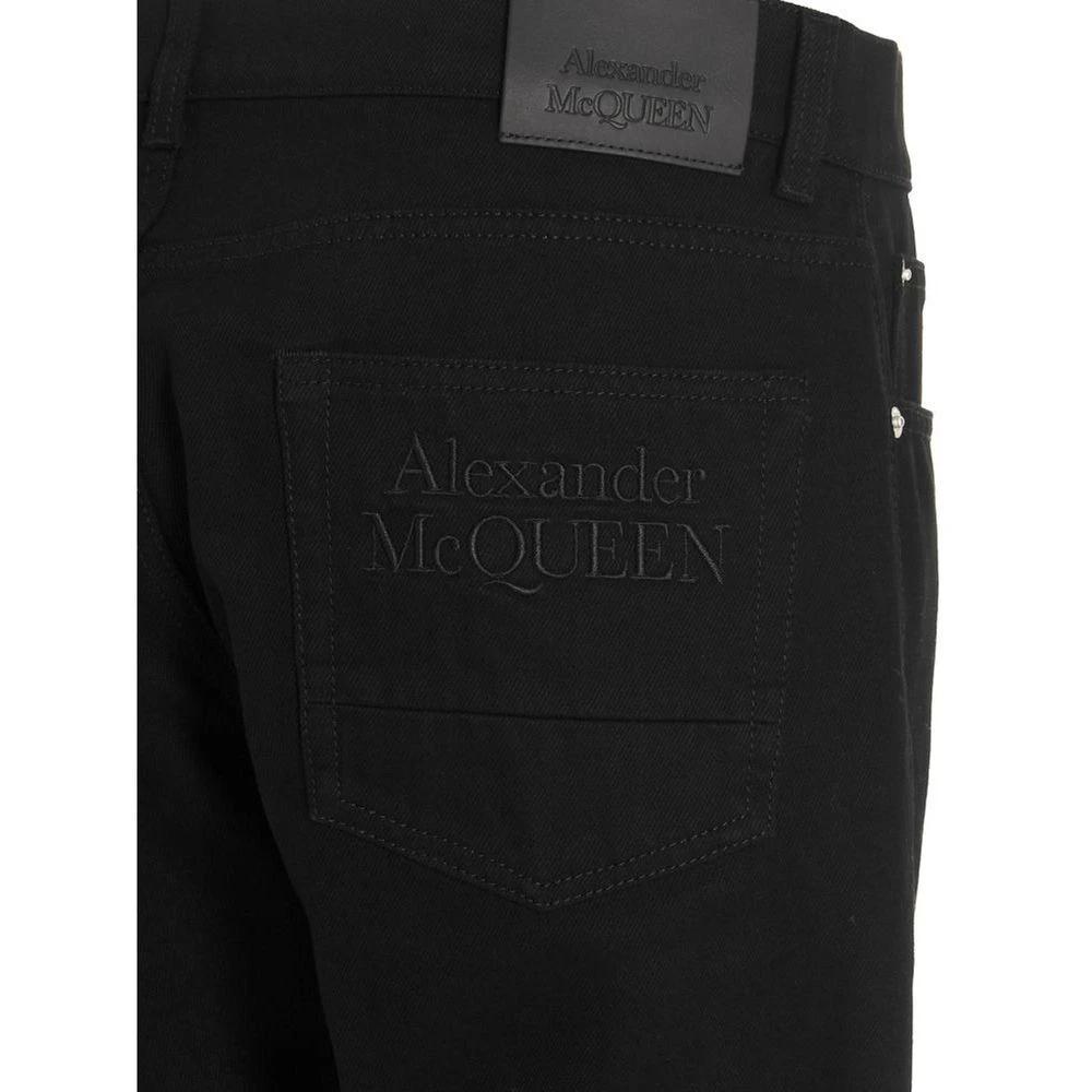 Alexander McQueen Black Cotton Skinny Jeans by Alexander McQueen