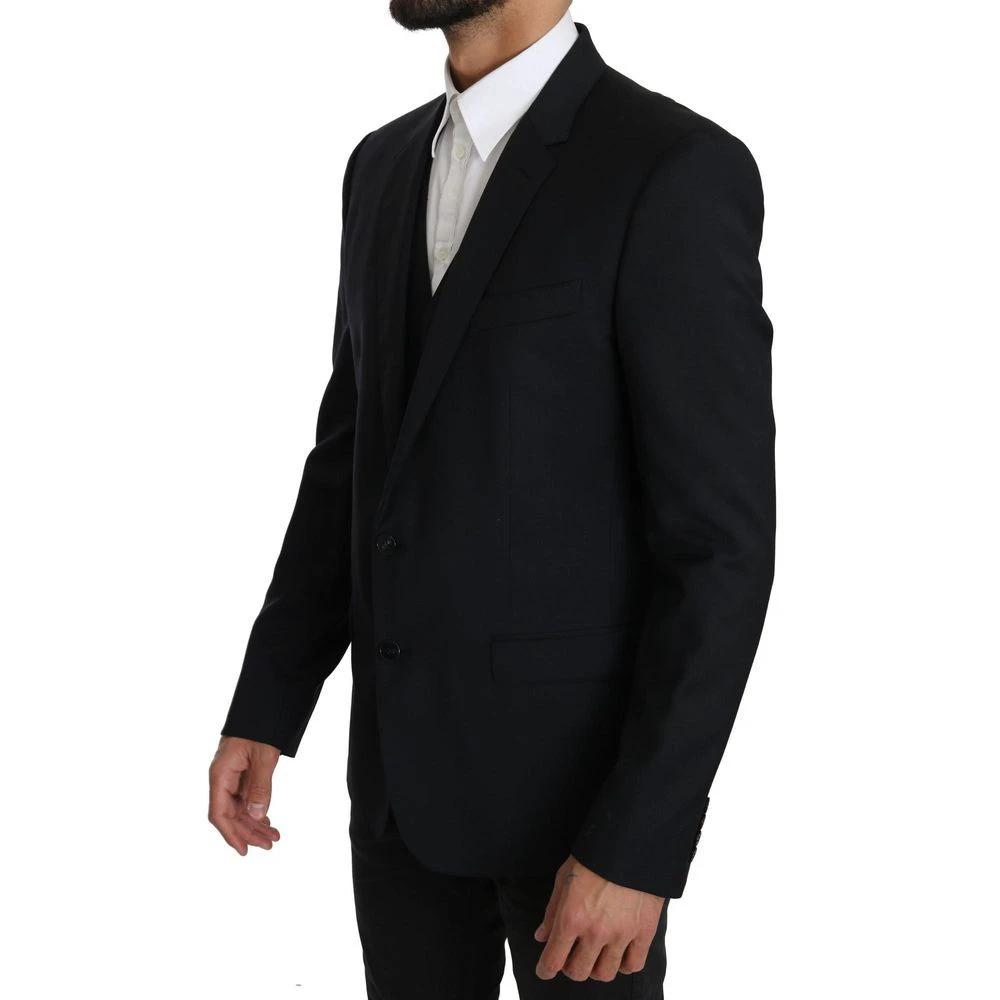 Ensemble deux pièces en viscose bleue Dolce &amp; Gabbana