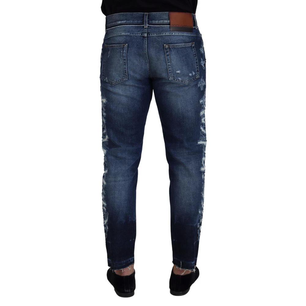 Dolce & Gabbana Blue Cotton Jeans Denim by Dolce & Gabbana