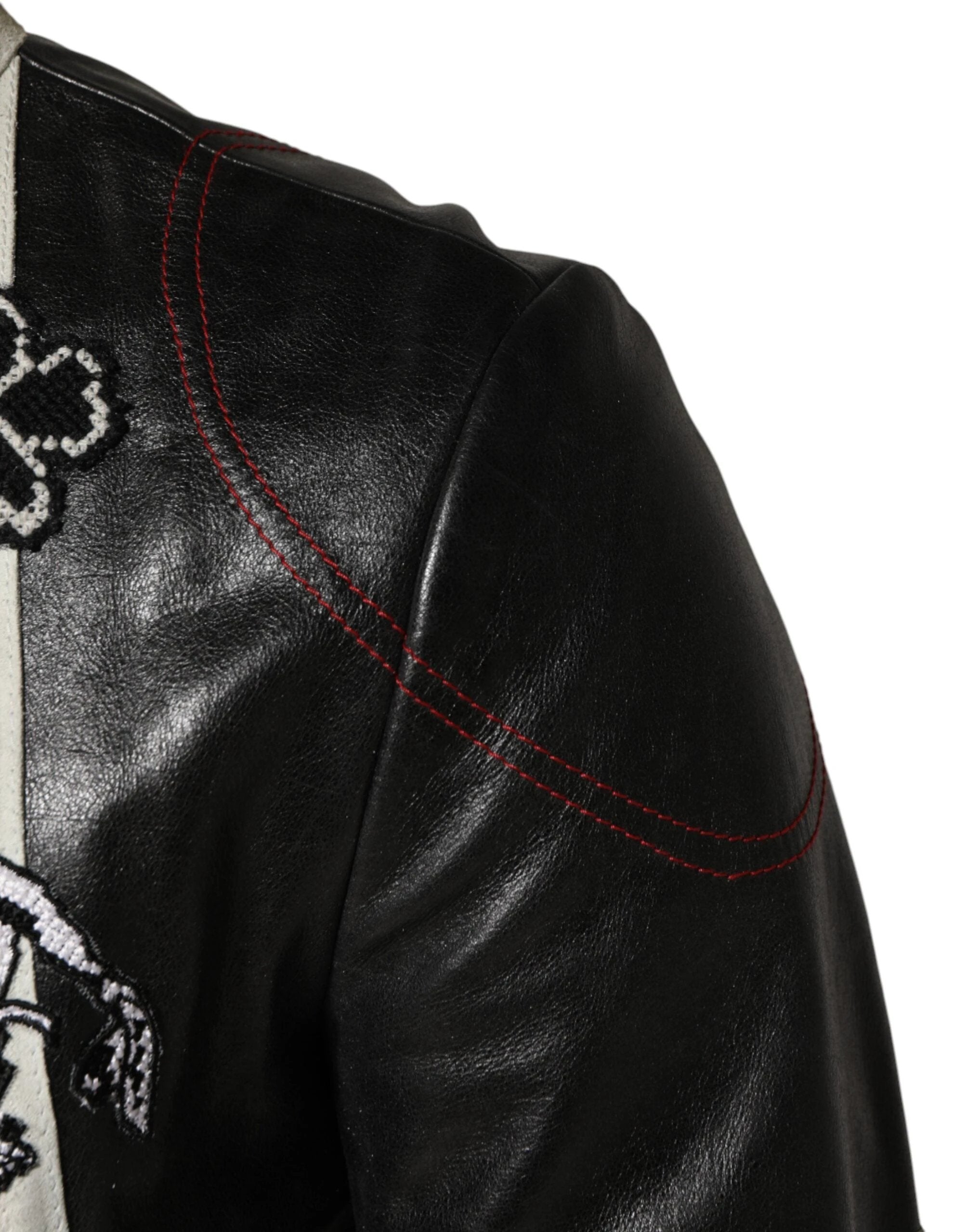 Dolce & Gabbana Multicolor Guns n' Roses Full Zip Men Biker Jacket by Dolce & Gabbana