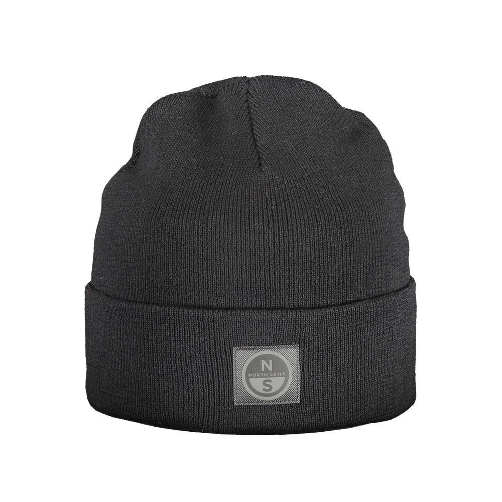 North Sails Black Polyester Men Cap