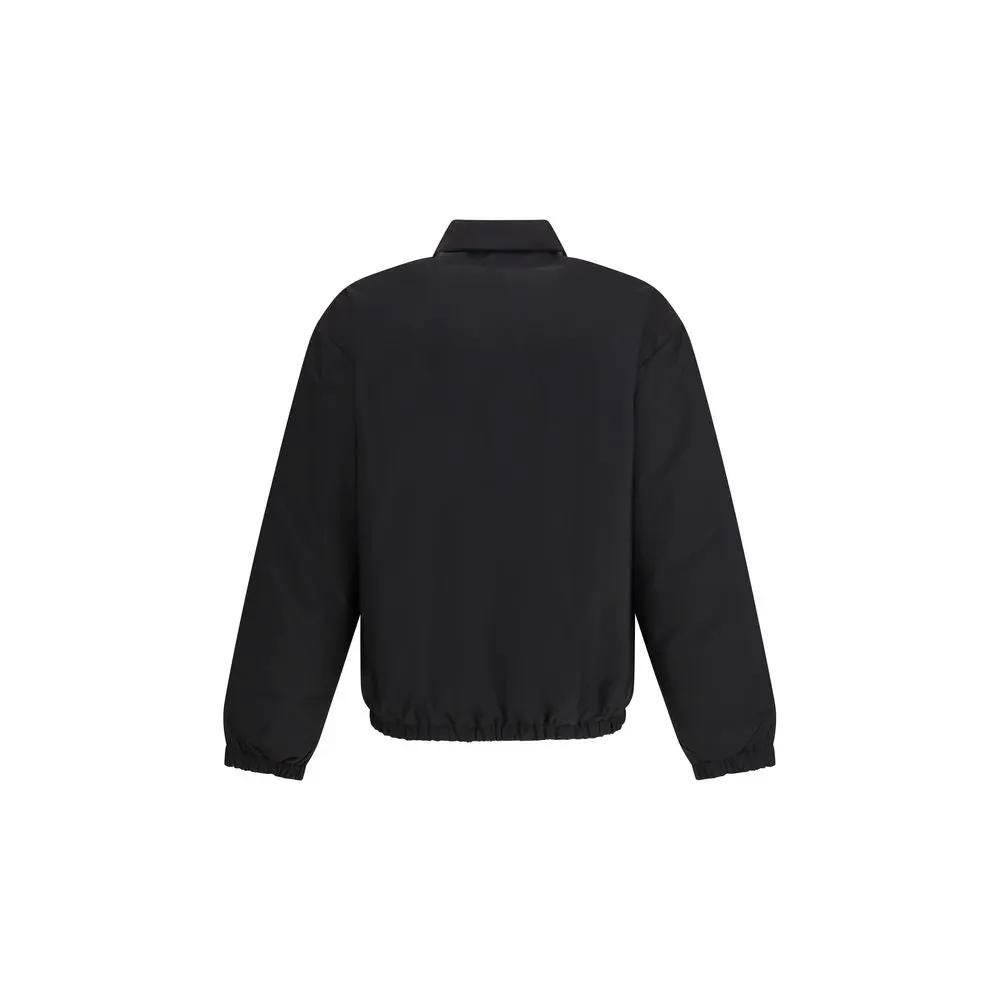 Veste longue Prada en polyamide recyclé noir