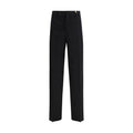 Versace Black Fleece Wool Dress Pants by Versace