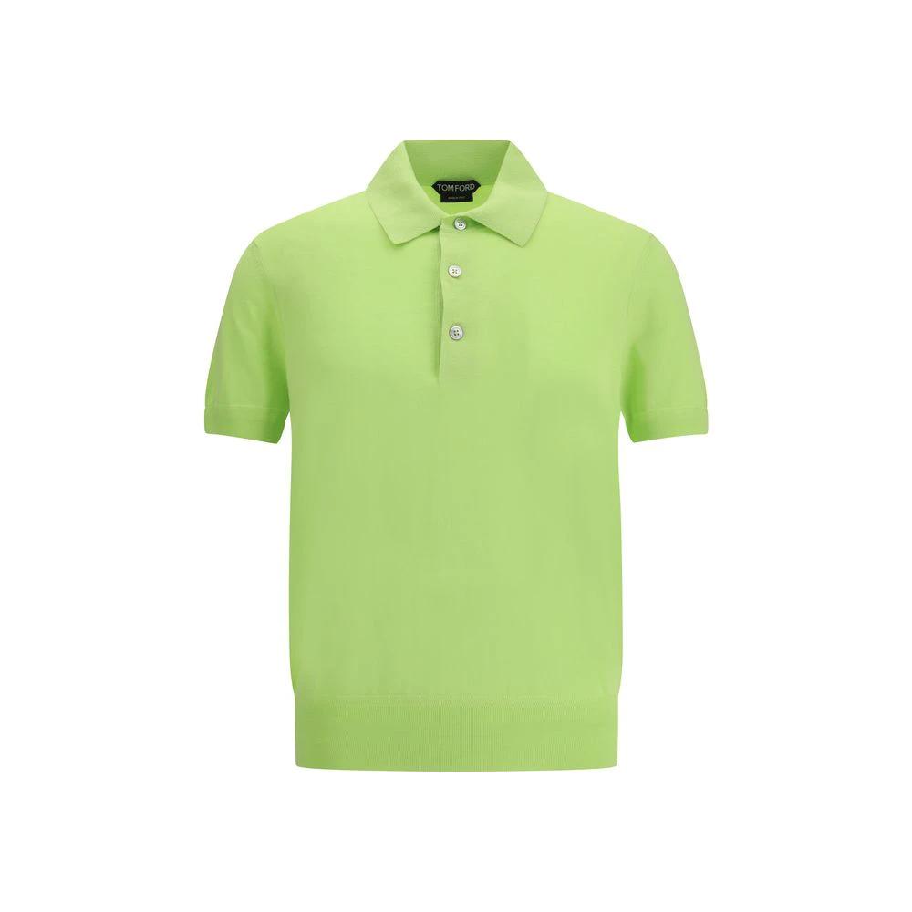 Tom Ford Bicolor Cotton Polo Shirt by Tom Ford
