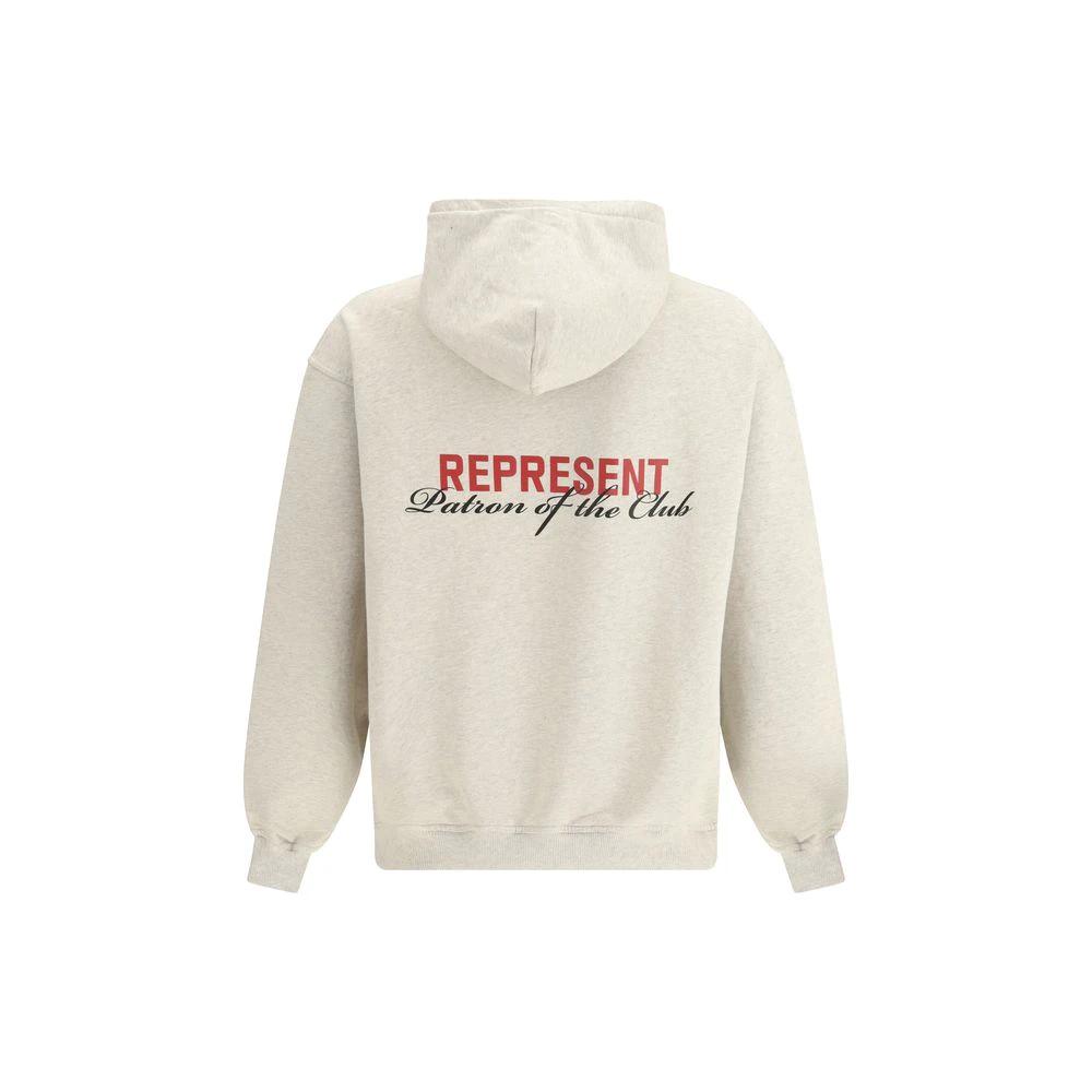 Sweat-shirt en coton beige Represent