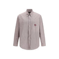 Chemise en coton bordeaux Fendi
