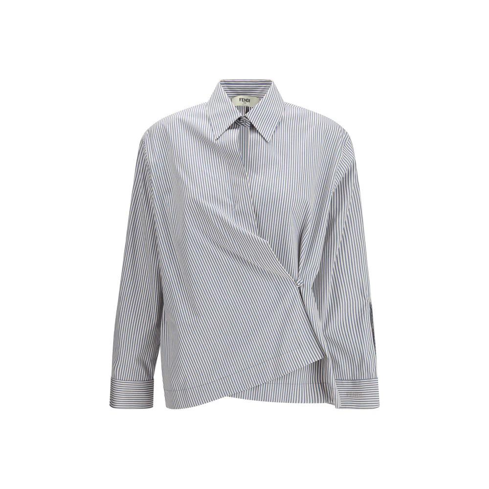 Fendi Multicolor Cotton Pattern Shirt by Fendi
