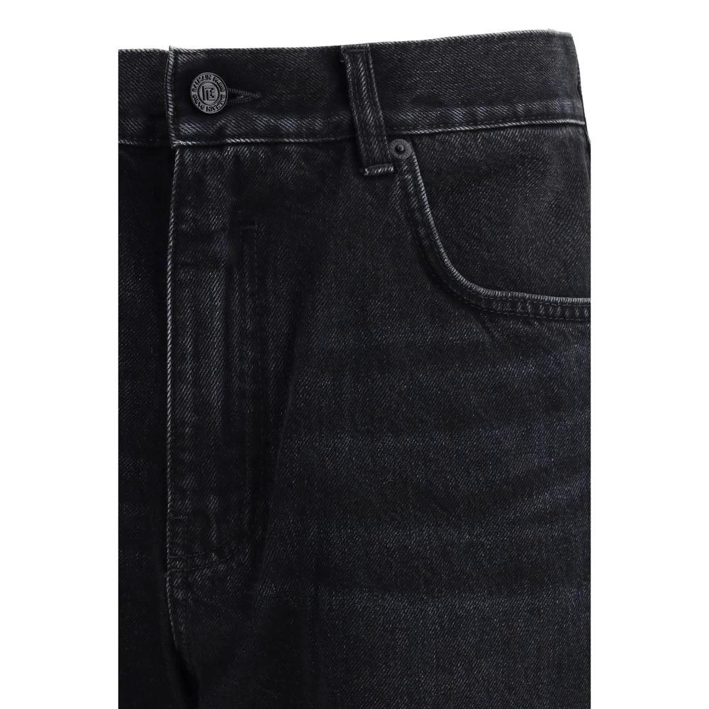 Balmain Black Cotton Jeans Denim by Balmain